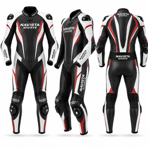 ชุดแข่งรถมอเตอร์ไซค์หนัง NAVISTA SPORTS NS-5000 รุ่นล่าสุด แบบสั่งทำพิเศษ แห้งเร็ว ระบายอากาศได้ดี สำหรับผู้ใหญ่ทุกเพศ - Product Image 2