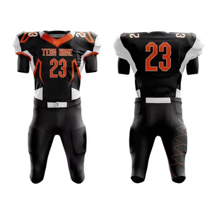 Uniforme de Fútbol Americano Personalizado LINCOLN WEARS para Hombre, Talla Grande, Manga Corta, Color Sólido, 100% Poliéster, Impresión Digital, Malla Frontal - Product Image 1