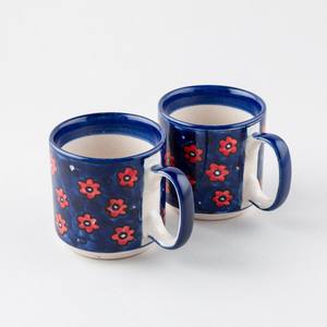Taza de Cerámica con Diseño Impreso 'Coffee Time', Acabado Brillante, Texto Azul Intenso, Asa Cómoda para Uso Diario - Product Image 3