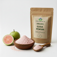 Indiase exporteur levert best verkochte biologische, niet-GMO, voedselveilige, fijn gesprayde guavapoeder, natuurlijke off-white lichtcrèmekleur.