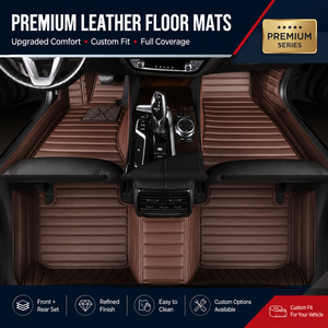 Tapetes de Piso para Auto de Cuero PU Premium, Ajuste Personalizado, Cobertura Total, Impermeables, para Todo Clima, OEM ODM - Product Image 2