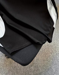 Men's Black White Short Sleeve O-Neck Regular Fit Casual T-Shirt 100% Cotton Breathable 180g Solid Color - Product Image 6