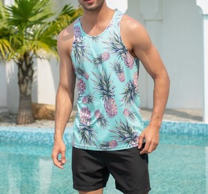 Camiseta sin Mangas para Hombre, Sublimada, Casual, de Secado Rápido, Alta Calidad, Transpirable, Ligera, Diseños Personalizables, Precio Bajo, Venta al Por Mayor 2026 - Product Image 5