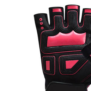 Guantes de Levantamiento de Pesas Unisex de Medio Dedo, de Cuero Transpirable, con Logotipo Personalizado, para Deportes - Product Image 6