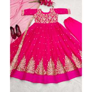 Vestido de fiesta de diseñador para mujer con elegante Pent y hermoso conjunto Dupatta - Product Image 2