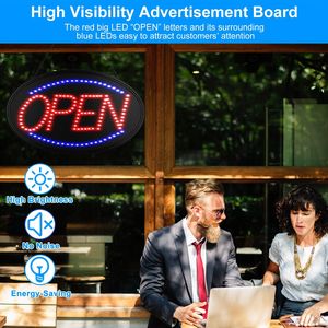 Letrero Luminoso LED para Negocios, 22.64x13.78 Pulgadas, Letrero Publicitario Abierto - Product Image 6