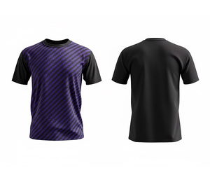 T-shirt à séchage rapide par sublimation, idéal pour la salle de sport et les sports de plein air | Tailles pour hommes, femmes et jeunes | Vêtements de sport légers et à séchage rapide - Product Image 2