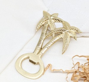 Palm Tree <b>Bottle</b> Opener Metal Beer Opener Handheld Brass <b>Bottle</b> Opener Decorative Barware Home Bar Accessories - Product Image 1