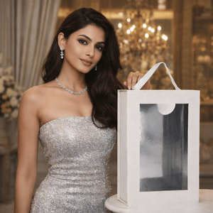 Caja de Envío de Cartón Kraft Ecológica con Logotipo Personalizado |   Empaque Rígido con Relieve, Forro de Esponja y Cierre Magnético para Ropa - Product Image 4