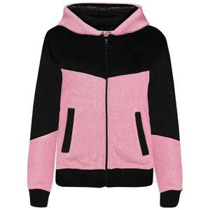 Women's Pink Cotton Tracksuit <b>Pants</b> With <b>Black</b> Side Stripes Drawstring Waist Casual Full Length Solid Color Spring Wear - Product Image 4