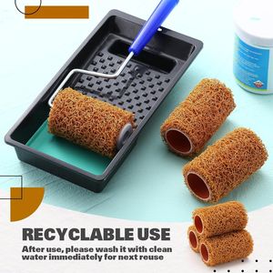 Set di 3 Rulli per Pittura Testurizzata da 4 Pollici, Marrone, per Pareti e Soffitti Popcorn, Miglioramento Domestico - Product Image 4