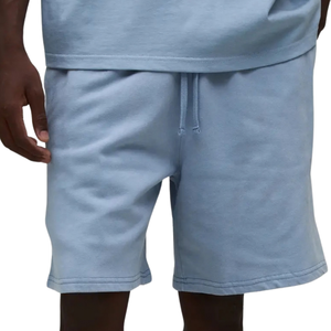 Shorts Bermuda Femme Personnalisés Bleu Clair Taille Élastique Cordon de Serrage Poches Latérales Coupe Décontractée Décontracté Quotidien Détente Vente en Gros Vêtements - Product Image 1