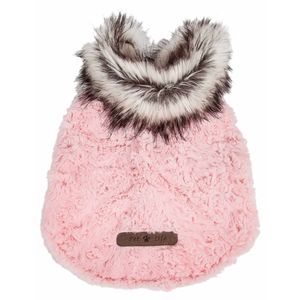Charming <b>Designer</b> Mink Fur <b>Dog</b> Coat Jacket Luxe Pinkachew Pet <b>Clothes</b> - Product Image 6