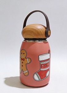 Offre Spéciale – Bouteille Thermos en Acier Inoxydable 100 % Originale avec Poignée et Couvercle, Portable, Idéale comme Cadeau de Noël - Product Image 5