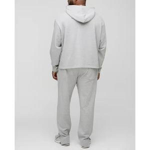 เสื้อฮู้ดผ้าฝ้ายหนาสำหรับผู้ชาย ชุดออกกำลังกาย ชุดกีฬาลำลอง เสื้อฮู้ดแบบสวมพร้อมกางเกง เสื้อสเวตเชิ้ต ชุดวิ่งออกกำลังกาย - Product Image 3