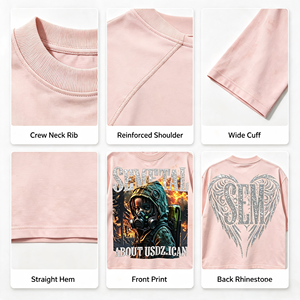 Semetal Oversized Men's <b>T</b>-<b>Shirt</b> With Gas Mask Photo Print Street Style Short Sleeve O-Neck 100% Cotton Jersey Fit - Product Image 4