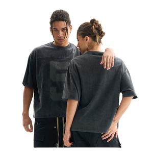 T-shirt Homme Rétro Vintage 100% Coton Jersey Col Rond Oversize Imprimé Sérigraphié Personnalisé sur le Devant Style Sportif Urbain - Product Image 3