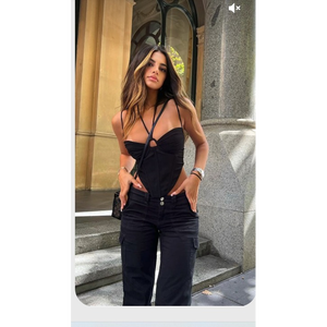 Mini-robe drapée bleu nuit à manches longues avec fente sur la cuisse, mini-robe de soirée de luxe à sequins bleus - Product Image 2