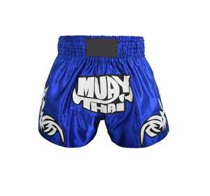 Custom Polyester Muay Thai Shorts Men Kickboxing MMA Fight Trunks Lightweight Breathable Training Boxing Martial Arts Shorts - Product Image 3