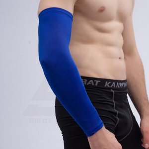 Manches de protection solaire UV compressives, respirantes, imprimées, en Spandex et Polyester 180g, séchage rapide, élastiques, pour cyclisme et pêche - Product Image 3
