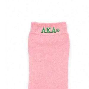 AKA Anklet 3 Pack Pink No Show <b>Socks</b> Soft Stretch Low Cut Everyday Comfort <b>Socks</b> for Women Alpha Kappa Alpha Casual Footwear - Product Image 2