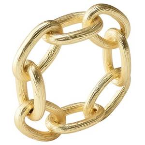 Meilleures ventes : Anneaux de serviette en chaîne dorée, accessoire de table de luxe pour mariage, banquet, dîner, restaurant, maison, ensemble élégant - Product Image 1