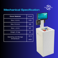 Kiosque de libre-service RFID UHF Nextwaves SC-KO1 avec écran tactile et gestion des stocks, fabriqué au Vietnam, lecteur RFID multifonctionnel