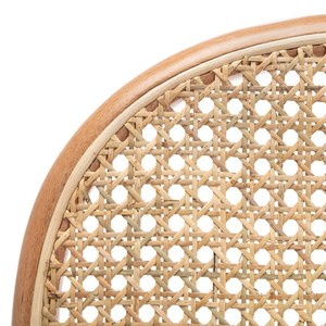 Chaise de salle à manger en teck au design minimaliste, en bois massif écologique, pour café, restaurant et usage en station balnéaire - Product Image 2