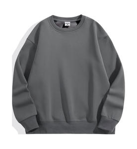 เสื้อฮู้ดดี้โอเวอร์ไซส์คุณภาพสูง สีพื้น ผ้าฝ้ายเฟรนช์เทอร์รี่ สวมใส่สบายๆ สำหรับฤดูใบไม้ร่วง ดีไซน์กระเป๋า ทรงปกติ - Product Image 3