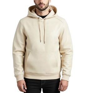 Chaqueta Anorak de Cuero Vacuno Auténtico para Hombre, Chaqueta Cortavientos con Capucha para Invierno, Venta al Por Mayor - Product Image 5