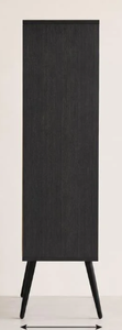 Decorative Geometric Wooden Accent Cabinet with <b>Metal</b> Frame Storage <b>Cupboard</b> Wholesale for Modern Interior Design and Homes - Product Image 5