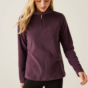 Prix d'usine Sweat-shirt décontracté pour femme Marble Canyon à demi-zip, col montant, poches kangourou, poignets et ourlet côtelés, Hiver - Product Image 1