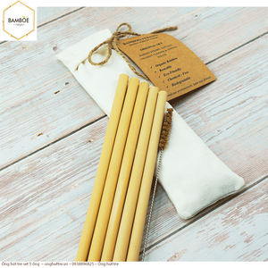 หลอดไม้ไผ่ธรรมชาติปกป้องสุขภาพและการปกป้องสิ่งแวดล้อมจากเวียดนาม - Product Image 2