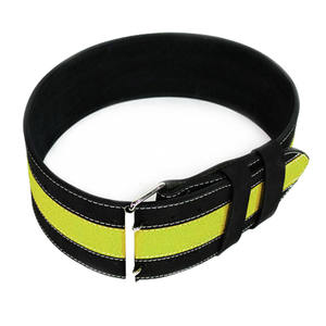 Cinturón de levantamiento de pesas de cuero vacuno transpirable y ajustable de alta calidad para soporte lumbar en gimnasio y powerlifting, venta al por mayor personalizada - Product Image 3