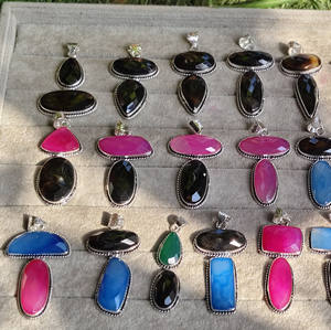 Nouveauté 2026 : Pendentif double en pierres précieuses pour bijoux, véritable cristal de quartz rose, qualité supérieure, pendentifs vintage, vente en gros - Product Image 2