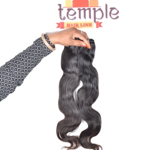 Remy 100% cutícula alineada onda profunda Color negro Natural extensiones de cabello humano vietnamita para mujeres 100% recto procesado - Product Image 4
