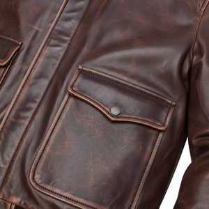 Design Your Own <b>Leather</b> Fashion <b>Jackets</b> High Quality Men <b>Leather</b> <b>Jacket</b> in Best Price <b>Long</b> Sleeve <b>Leather</b> <b>Jacket</b> - Product Image 2