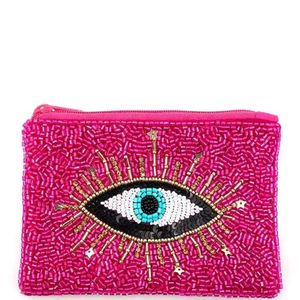 กระเป๋าใส่การ์ดลายการ์ตูนสุดคลาสสิคหลากสี พร้อมซิปเล็ก ประดับลูกปัด งานปักมือ ปรับแต่งได้ พิมพ์ตัวอักษร - Product Image 1