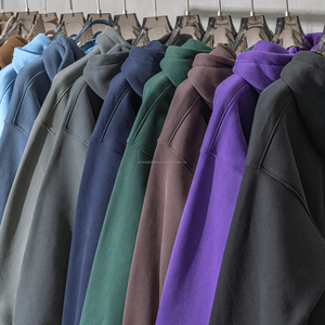 345gsm Sun Faded Quality Oversized Heavyweight Puff Print Hoodies <b>Men's</b> Tracksuits Custom <b>Men's</b> Hoodies Sweatshirts - Product Image 3