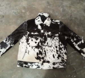 Custom Western <b>Hair</b>-On-Hide Motorcycle Leather Jacket <b>for</b> <b>Women</b> Windproof Biker Coat ODM Supplier - Product Image 1
