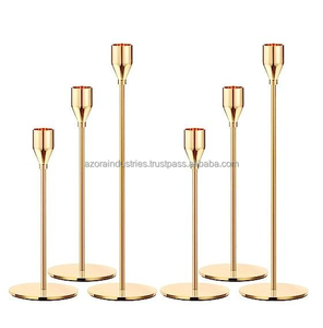 Fiestas DE BODA Portavelas decorativo para el hogar Venta al por mayor Portavelas de piso Candelabro de metal de la mejor calidad - Product Image 3