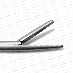 Micro-pince alligator – Ouverture verticale des mâchoires avec canal d'aspiration des fumées intégré, instrument de chirurgie laser ORL Vaslcare - Product Image 3