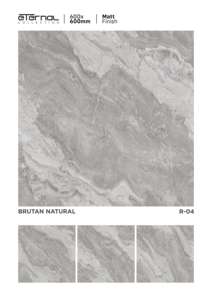 Carrelage en porcelaine moderne texturé mat 600x600mm 60x60cm, surface céramique texturée de qualité supérieure, élégant revêtement de sol, panneau mural décoratif - Product Image 2