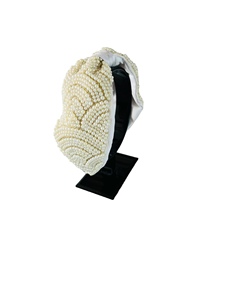 Export Quality Yellow Floral <b>Beaded</b> Knot <b>Headband</b> for Women and Girls Multicolor Embroidered Padded Hairband Occasion Wear 2026 - Product Image 5