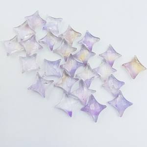 Cuentas de Ametrino Ninja Star, Cuentas Sueltas de Piedras Preciosas para Joyería - Product Image 3