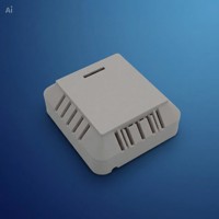 Boîtier de distribution OEM en plastique ABS poli 90x83x34mm avec détection de température et d'humidité, indice de protection IP54, modèle AK-N-13, marque personnalisée