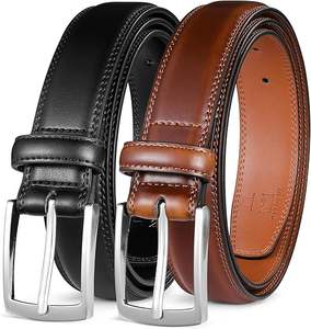 Cinturón de Cuero Genuino para Hombre, Cinturón de Vestir y Casual de Piel de Vacuno de Grano Completo, Hebilla Personalizada, Fabricante de Pakistán - Product Image 4