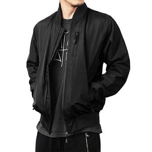 Blouson d'hiver pour hommes avec fermeture éclair, Logo personnalisé, coupe-vent contrasté, Sexy, tendance 2020, vente en gros - Product Image 1