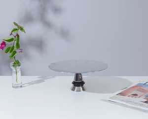 Luxury Gold Metal Pedestal Fruit Bowl Decorative Leaf <b>Edge</b> Serving Tray Centerpiece Stand for Dining Table Wedding Decor - Product Image 5