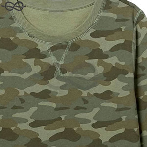 เสื้อสเวตเชิ้ตสตรีทแวร์แบบเรียบ ผ้าฟลีซ ยูนิเซ็กซ์ ขายส่ง เสื้อพูลโอเวอร์คอกลมสำหรับผู้ชาย - Product Image 4